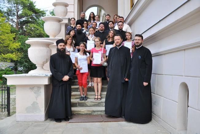 Pe scări la Centrul Eparhial Iași